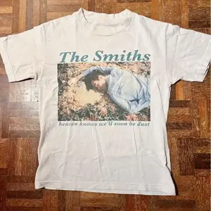 Women's Smiths 90s Morrissey Oversized Short-Sleeve Cotton T-Shirt, Unisex Casual Breathable Versatile Summer Streetwear for Ladies, S-3XL Sizes