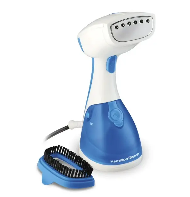 Hamilton Beach Handheld Garment Steamer for Clothes, Bedding, Curtains, Traveling, 1000 W Steam Pump