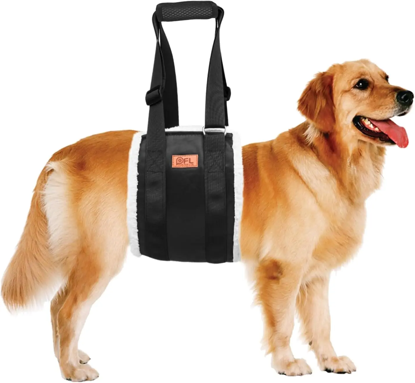 Dog Lift Harness for Large Dogs | Hind Leg Support Sling | Rear End Support Harness | Senior Injured Disabled Dog | Post ACL Surgery Recovery | Weak Back Leg Rehabilitation Harness | Adjustable