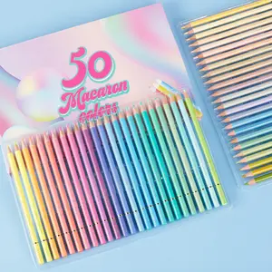 Count Oil Colored Pencils Set for Adults Macaron Colored Pencils Artists Drawing Colored Pencils Set Soften Wooden Oil Pastel Colored Pencils for School Student Shading Sketching Painting