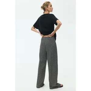 H&M Ribbed drawstring trousers