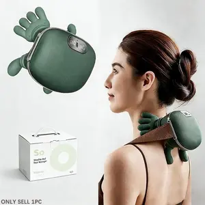 Electric Massager with Shiatsu Kneading Nodes, Deep Tissue Muscle Massagers, Deep Tissue for Muscle Tension Relief, Neck Shoulder Relaxer, Low-Voltage Suitable for Neck/Shoulder/Back, Compact & Lightweight for Office Use, Pain Relief, Athletes & Seniors