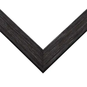 12x18 Thin Barnwood Picture Frame with UV-Resistant Acrylic & Acid Free Backing, Available in 2 Paint Finishes - Grey and Black