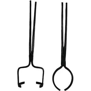 4KG-8Kg Crucible Tongs Set for Melting Metal, Foundry Casting Tools Lifting and Pouring Tongs - 19inches