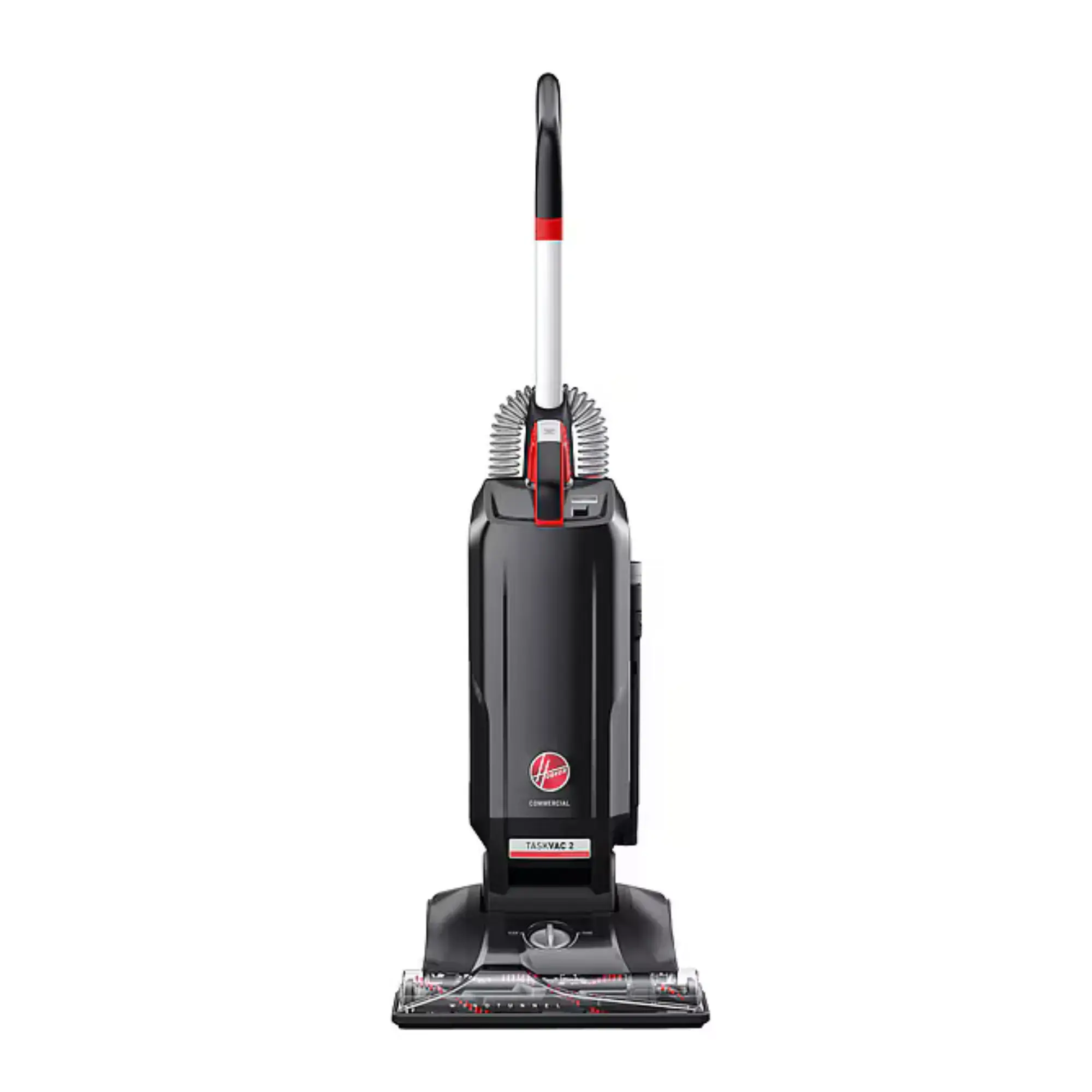 Hoover Commercial Task Vac Upright Vacuum Cleaner CH54100V - Corded Commercial Model with 35 ft Cord, Button Operation, Disposable Bag Compatibility, 3-Prong Plug, High-Efficiency Dust Cleaning, Heavy Dirt Removal, Three-Prong Plug