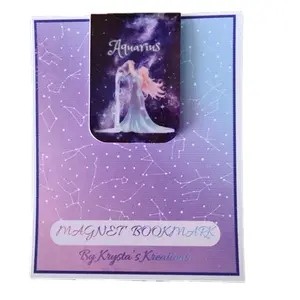 aquarius zodiac horoscope magnet bookmark