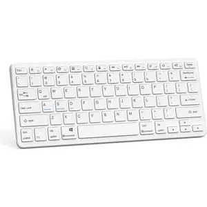 Keyboard, Tablet Keyboard Compatible iPad 11th Generation,iPad 10th/9th/8th & Air 5th/4th, iPda Pro 13/12.9/11-Inch and Air 13/11-Inch Models and  -Enabled Devices-White