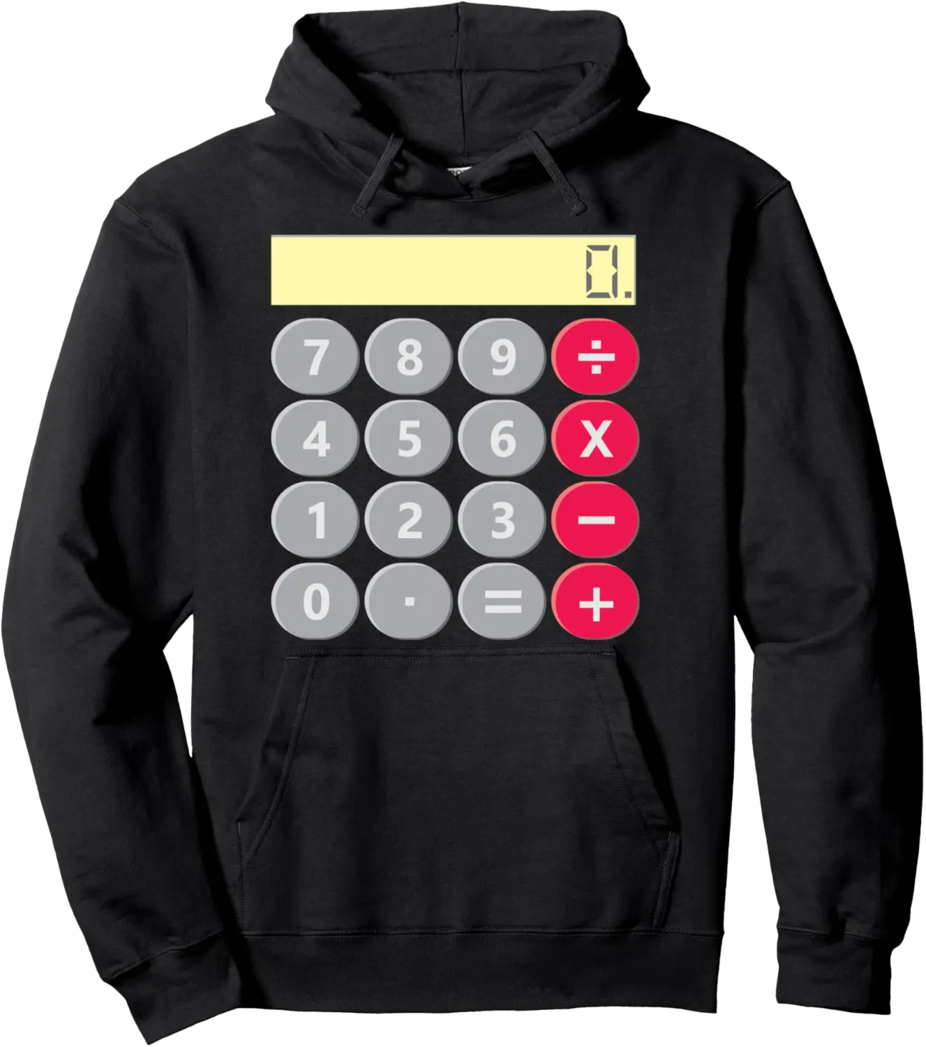 Calculator Costume Halloween Easy Cosplay Math Geek Outfit Pullover Hoodie - Kevincifuen Shop 47B08HMVPJKZ