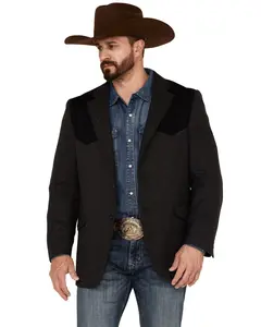 Cody James Men's Waco Contrast Yolk Button Down Western Sportcoat - Rsft7102-457