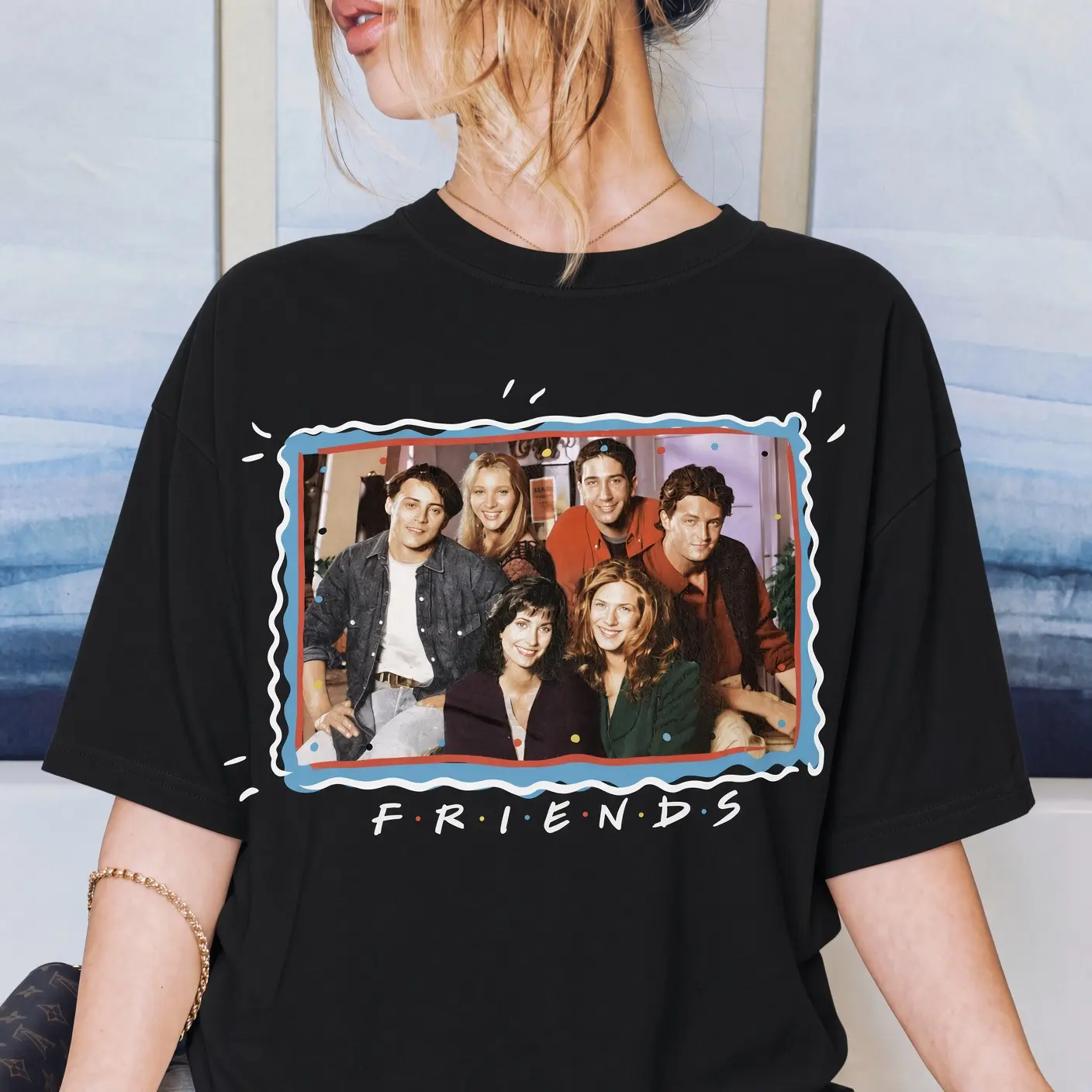 Friends Unisex T-Shirt, TV Show Graphic Short Sleeve Shirt, Friends Sitcom 90s Graphic Tee, Friends Fan Gifts, Casual Style, Funny Tee