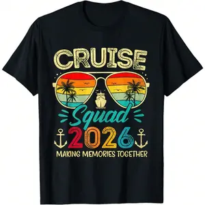 Cruise 2026 Family Group Matching Summer Vacation T-Shirt