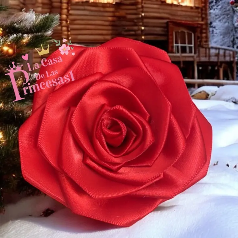 ROSAS ETERNAS - RIBBON ROSES Decorative Flower Arrangement