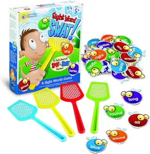 Learning Resources Sight Word Swat A Sight Words Game - Phonics Flash Cards, Board Games for Kids, Montessori Spelling , Homeschool, Classroom Must Haves, Teacher Supplies