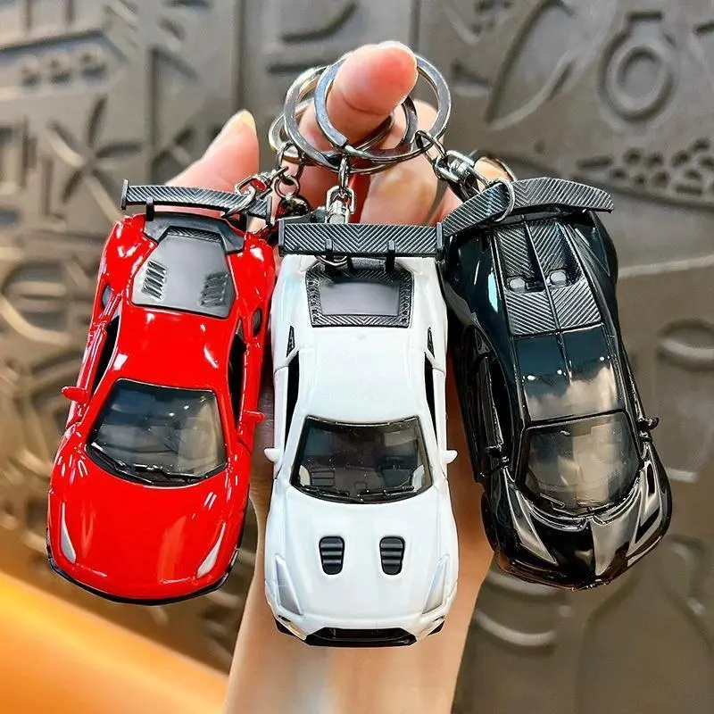 Creative Cartoon Style Alloy Roadster Keychain - Stylish Keyring, Metal Accessory for Car Keys and Schoolbags, Keychain For Car Keys, Keyrings, Gift Keychain