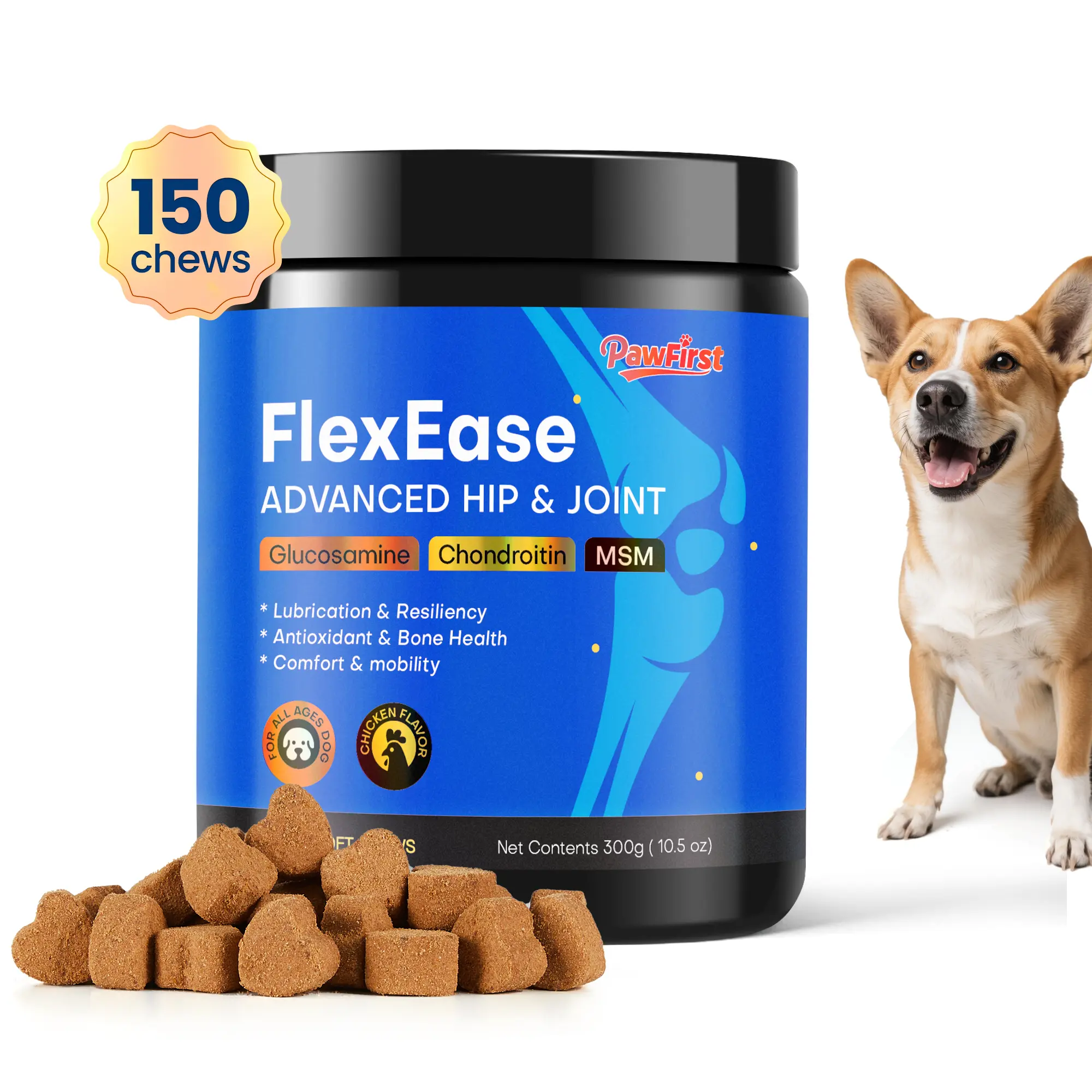PawFirst Hip & Joint Chews for Dogs – Glucosamine, Chondroitin & MSM, 150 Chews #SummerVibes #petlovers PawFirst Hip & Joint Chews for Dogs – Glucosamine, Chondroitin & MSM, 150 Chews #SummerVibes #petlovers