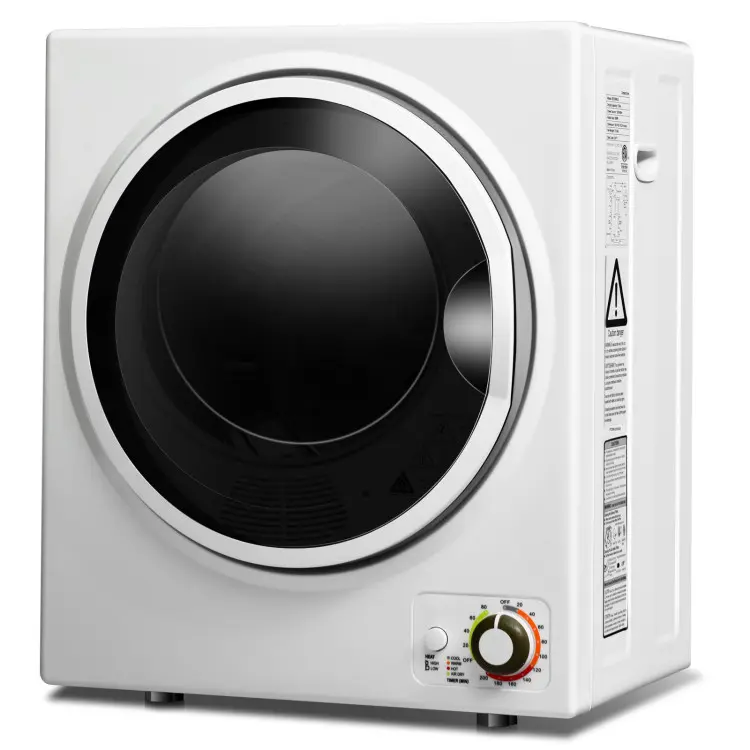 Costway 1.5 Cu .ft Clothes Dryer with Stainless Steel Tub Costway 1.5 Cu .ft Clothes Dryer with Stainless Steel Tub
