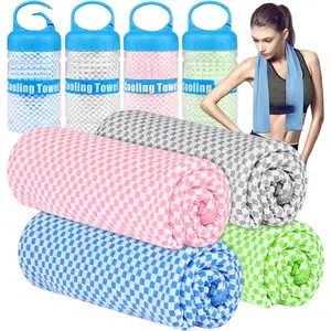 Cooling Towels for Neck and Face, Soft Breathable Cool Towel for Instant Cooling Stay Cool for Yoga, Sport, Gym, Camping, Running & More Activities