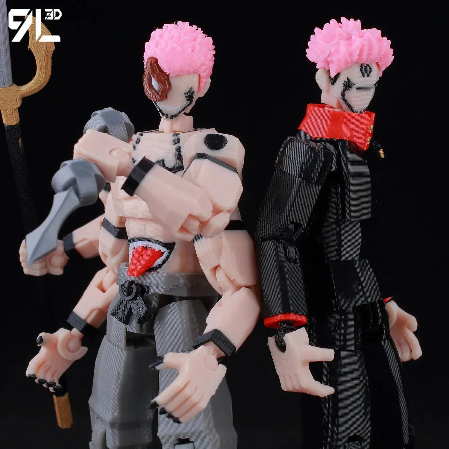 9L3D T13 Jujutsu Kaisen Itadori Action & Toy Figure, LUCKY13 Training Ver., JJK Titan13 Multi-Jointed Movable Dummy, Stress Relief Toy Gift for Home Decor, Stress Relief Toys, Action & Toy Figures