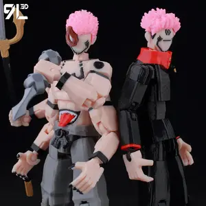 9L3D T13 Jujutsu Kaisen Itadori Figure LUCKY13 Training Ver. JJK Titan13 Multi-Jointed Movable Dummy13 Stress Relief Toys Gifts