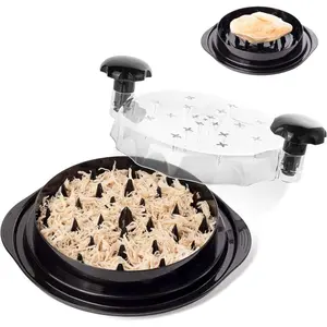 Large Chicken Breast Shredder Tool, Visible Lid Meat Cutter,ABS Chicken Shredded Machine with Anti-Slip Strip, Ergonomic Handle, BPA Free, Perfect Utensils for Pork,Beef,Chicken,Kitchen Gadgets,Vegetable Slicer Grill,desmenuzador
