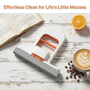 Mini Mop for Kitchen, Car Window & Mirror - Soak.Squeeze.Wipe- Compact Cleaning Tool with Self-Squeeze Head – No More Dirty Hands