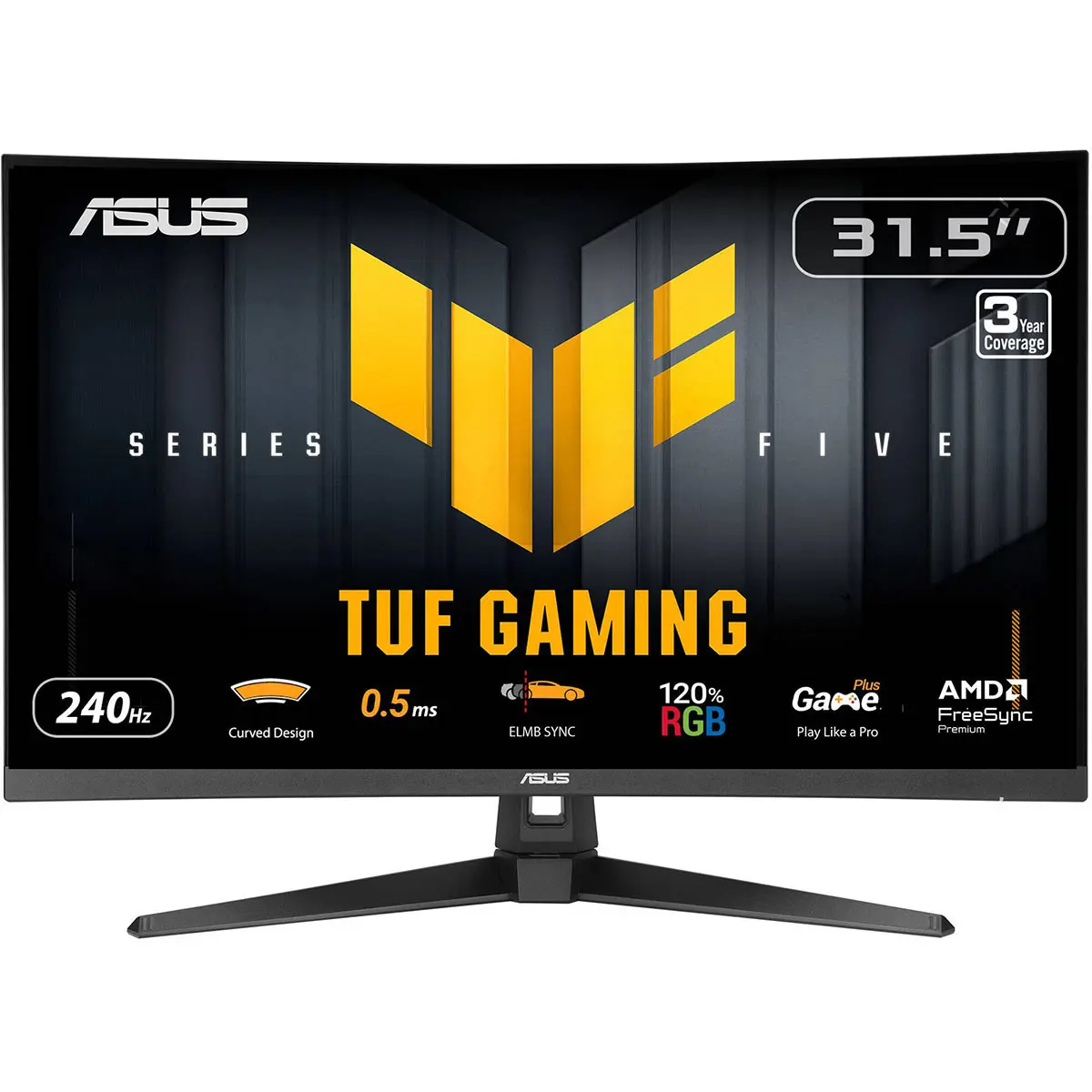 ASUS TUF Gaming VG32VQM5AZ 31.5" 16:9 Full HD 240Hz Curved Fast VA LED HDR Gaming Monitor