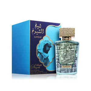 Lattafa Sheikh Al Shuyukh Supreme Eau de Parfum 3.4FL.OZ For Unisex Spicy Saffron Patchouli Oriental Gourmand Caramel