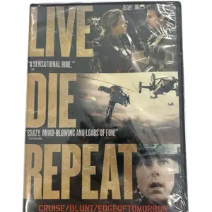 Edge of Tomorrow (DVD 2014) Dystopian Sci-Fi Alien Invasion Tom Cruise E. Blunt, Sealed, New