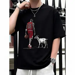 Legendary Michael Jordan Basketball T-Shirt Collection For True Fans And Sports Enthusiasts Casual Streetwear Tops Casual Loose