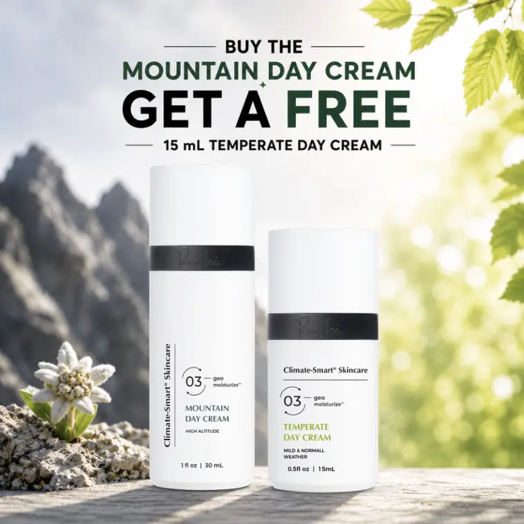 Mountain Air Duo | FREE Temperate Day Cream (15 mL) + Mountain Day Cream (30 mL) Hydrate Moisture