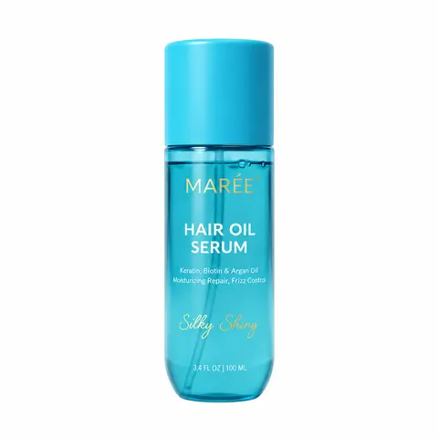 MARÉE Hair Oil – Anti-Frizz Hair Serum – Argan Oil, Keratin & Biotin – 3.4 fl oz campingessentials