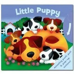 USED-Little Puppy Push, Pull & Pop-up by Paula Doherty (Hardcover)