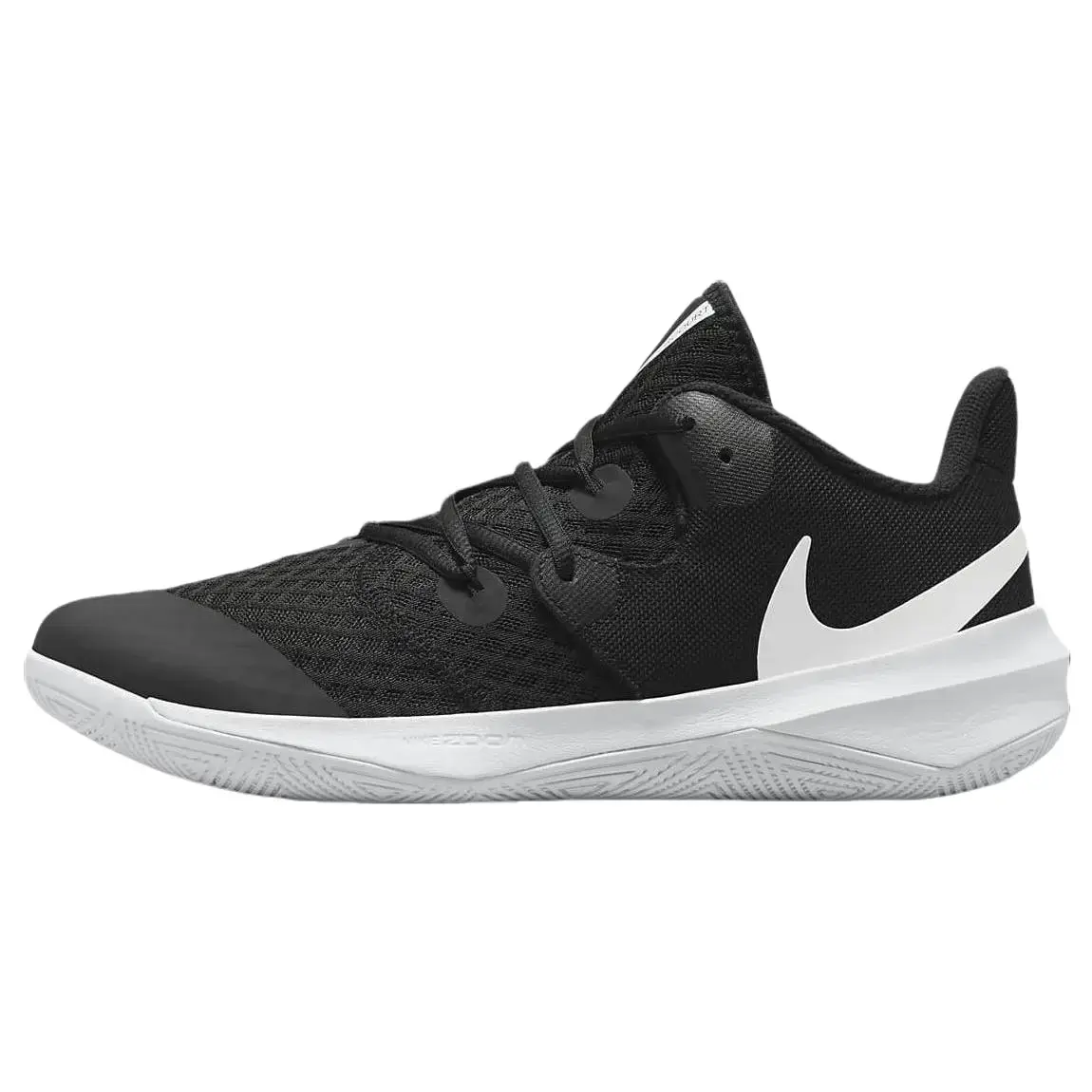 NIKE Zoom Hyperspeed Court Men's Shoes in Black & White - Lightweight Athletic Sneaker with Responsive Cushioning for Indoor Play, Court Sports, Secure Fit, Clean Look, Supportive