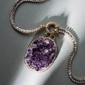 PHOEBE’S Majestic Amethyst Necklace - Removable Pendant