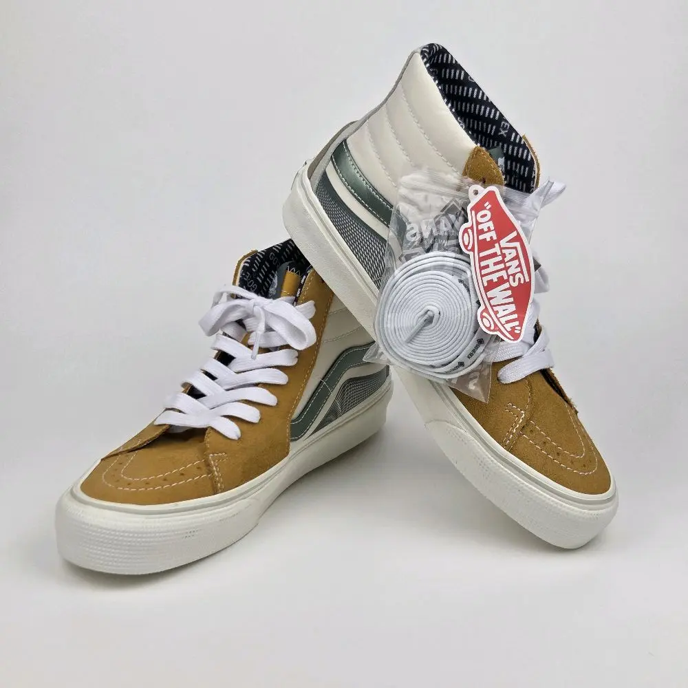 Vans SK8-Hi Gore-Tex MTE Sneakers Men’s US 8 — New Without Box — White/Yellow