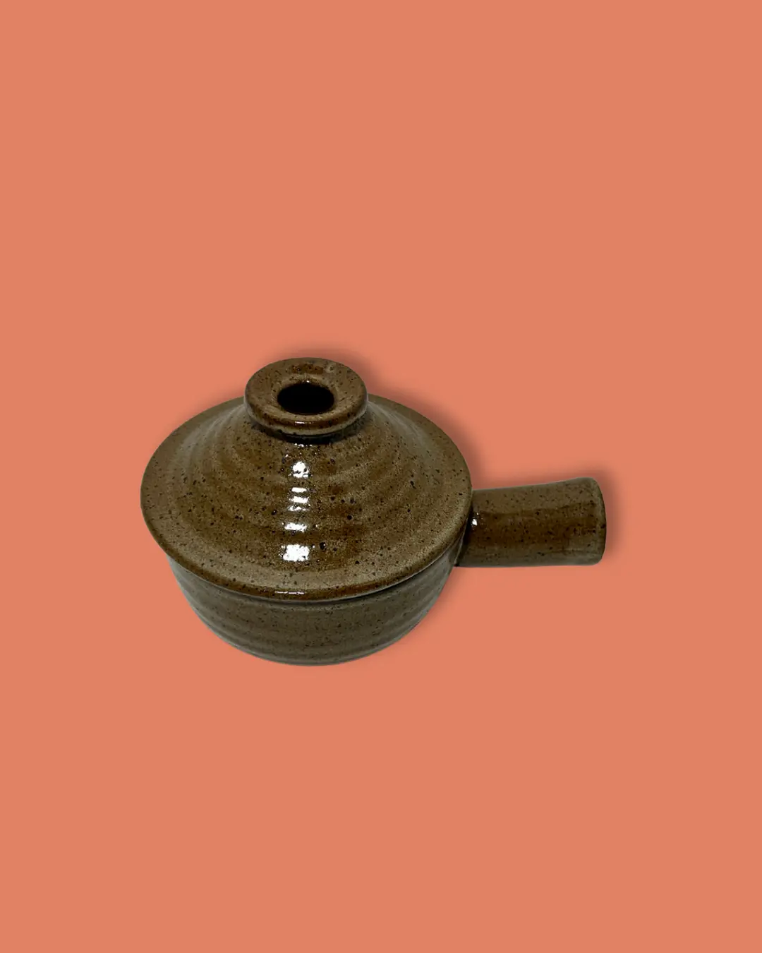 Vintage Inspired Tangine Style Handmade Ceramic Soup Crock
