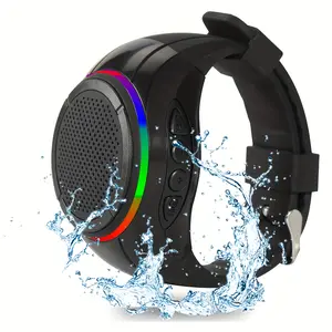 Frewico Wearable Portable Wireless Speaker Watch X10 Clip On Speaker Little Speaker Mini Speaker Water Resistant Portable Speaker MP3 Player Built-in Mic For Hands Free Clear Call Speakerphone And Music TWS Audio Smartphone ferrofluidspeaker