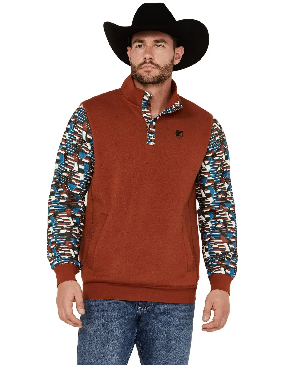Rank 45 Men's 45&Reg; Men'S Baygen Colorblock Pullover - Rmsp24sw96-Dkor
