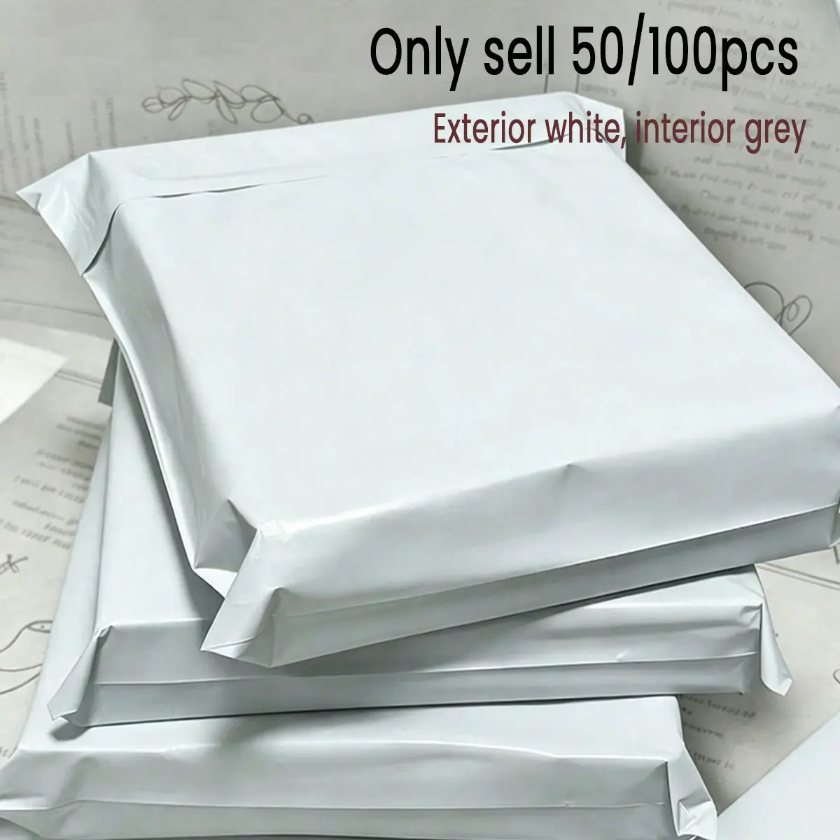 Thickened Express Mail Bags, Postal Bags, Postal Mailing Bags, Logistics Packaging Bags, Reusable Clothing Shipping Bags, Poly Mailers, Polymailers, Multiple Sizes Available, Durable and Versatile