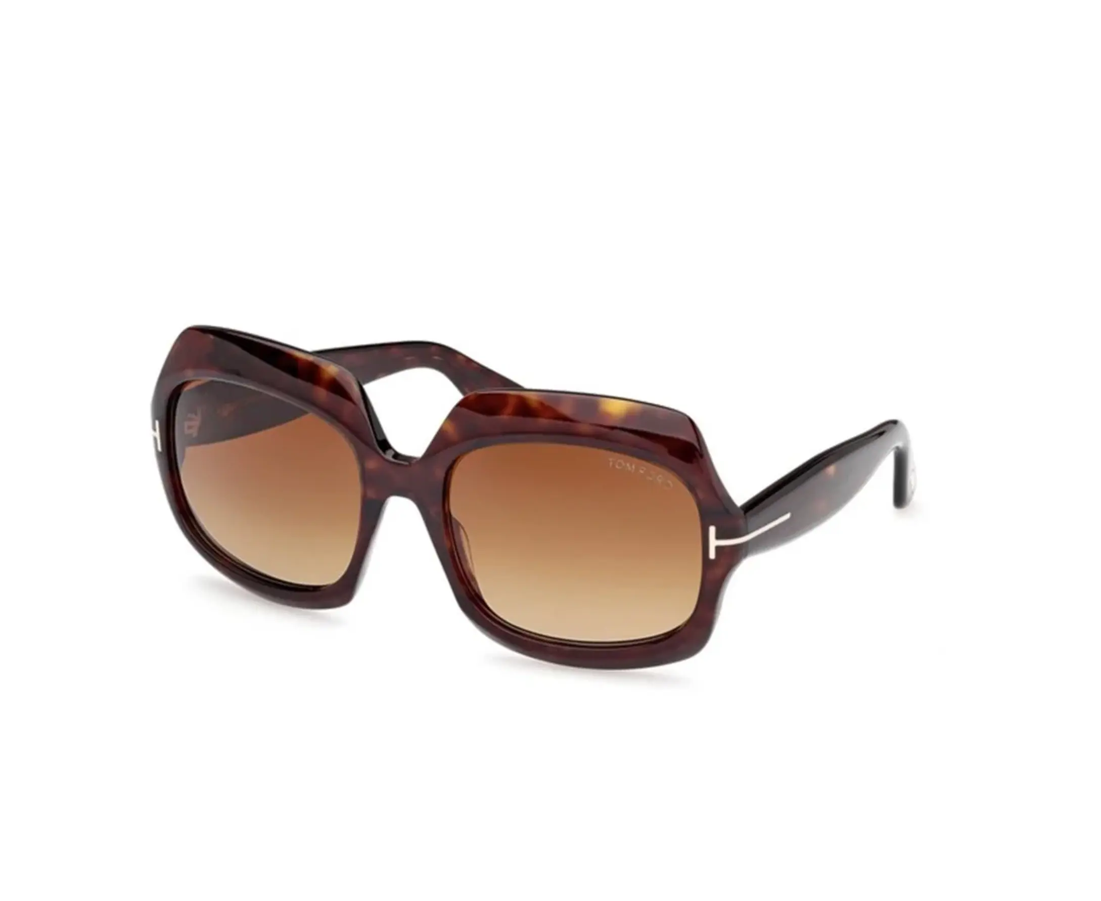 Tom Ford Women's Dark Havana Ren Sunglasses FT1155