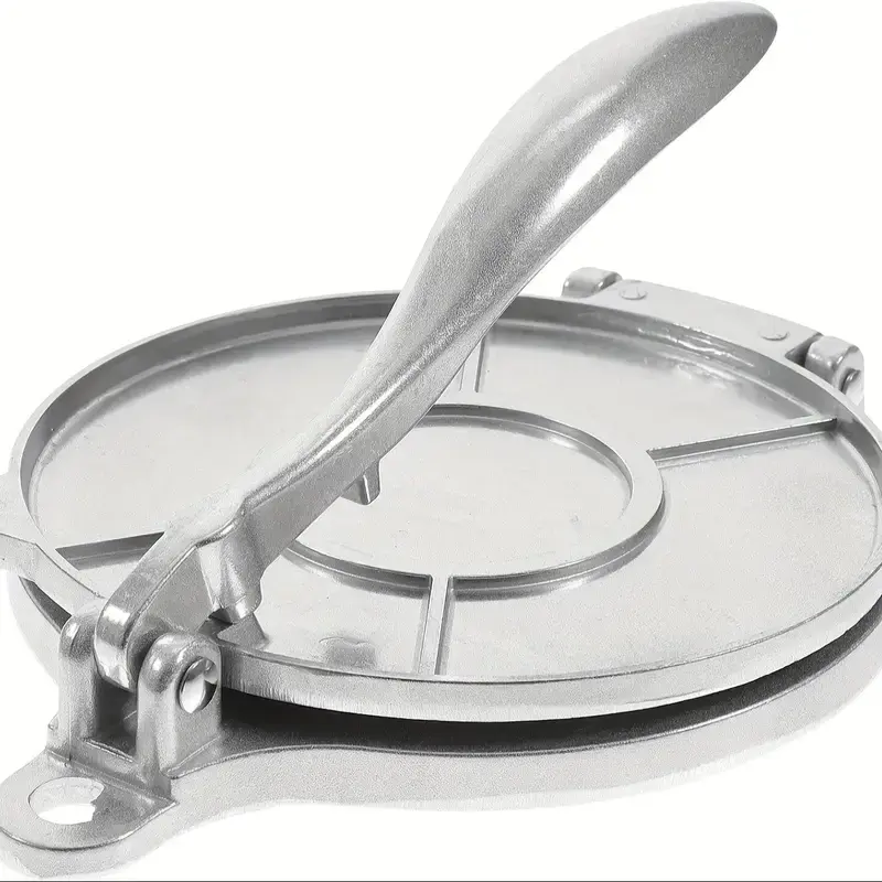 6.5 Inch Large Diameter Tortilla Press, Heavy-Duty Tortilla Press- Durable Aluminum Construction, For Homemade Tortillas, Taco, Pancakes, Crepes, And Flapjacks, Easy To Clean, Space-Saving Kitchen Essential For Home Cooks Stainless Steel snack box