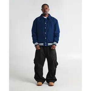 Collared Varsity Bomber Jacket