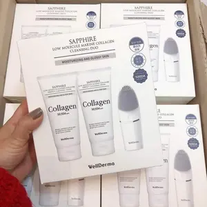 WellDerma Sapphire Low Molecule Marine Collagen Perfect Cleansing Foam.