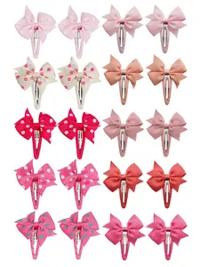 20pcs/30pcs Bow Hair Clips for Babies, Cute All-Season Baby Headbands, Adorable Toddler Hair Accessories, Plain Design, Hair Clip Set, Barrettes