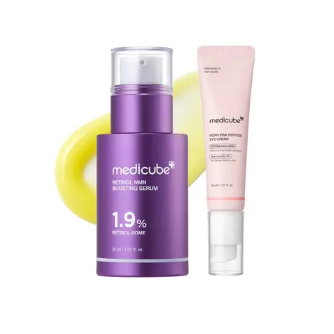 [medicube] Retinol Solution Youth Boosting Duo ㅣ Intensive Firming, Hydration, and Plumping Care | PDRN + Retinol + Hyaluronic Acid + Peptides + Niacinamide