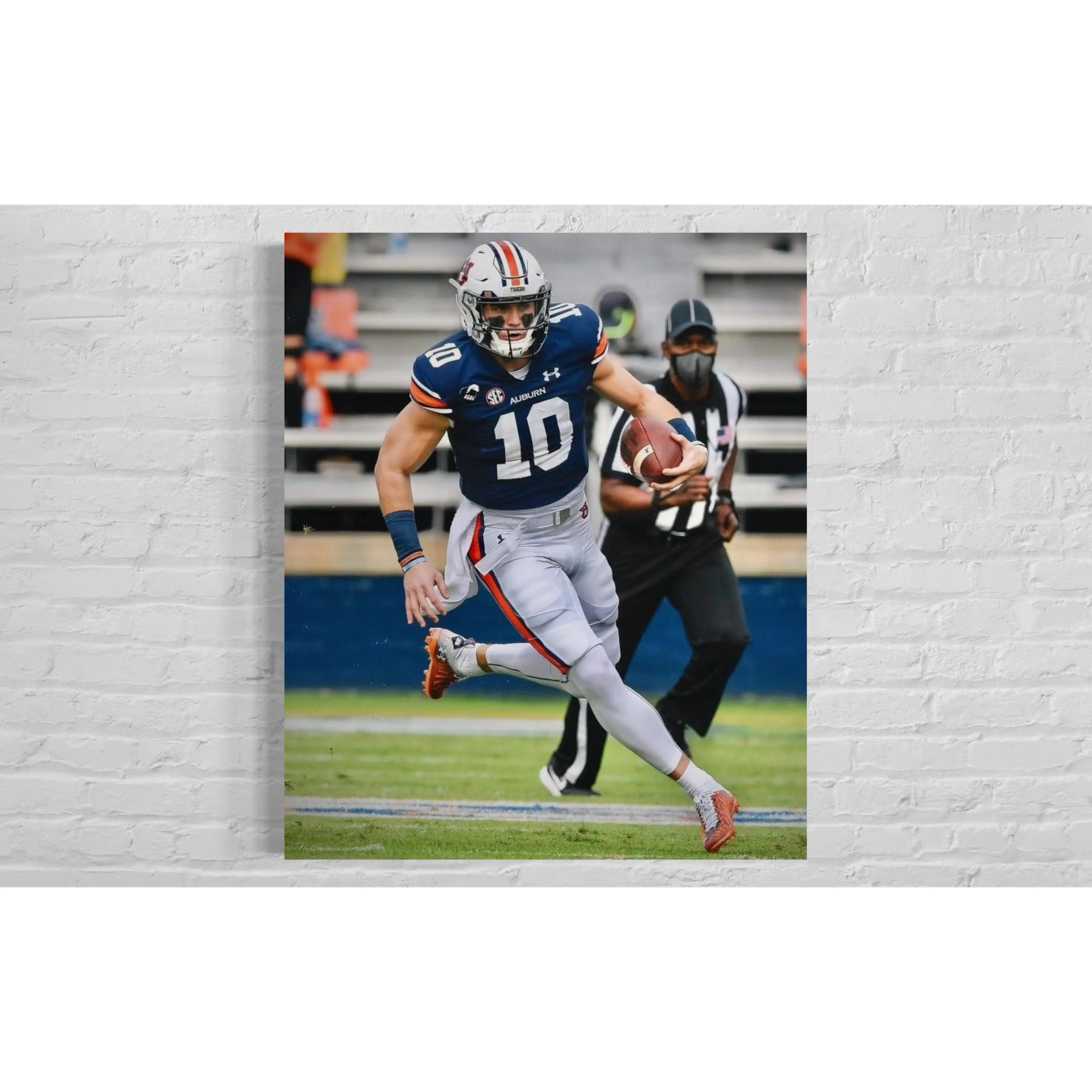 Bo Nix Poster, Football Quarterback Print, Matte Vertical Poster, Bo Nix Denver Broncos Football Print, American Football Art, Sports Fan