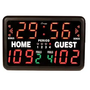 Champion Sports  Multi-Sport Tabletop Indoor Electronic Scoreboard, Black