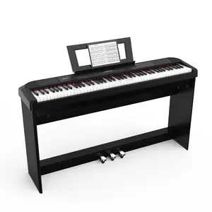 88-Key Digital Piano with Full-Size Weighted Hammer Action Keyboard for Realistic Feel