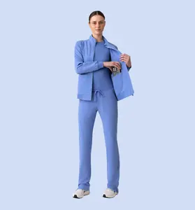 Women's Scrub Jacket Ceil Blue