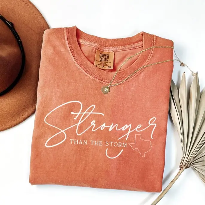 Comfort Colors Texas Strong Flood Disaster Relief T-Shirt, Hill Country Flood Relief Tee, Guadalupe River Support Shirt, Disaster Recovery Gift Tee